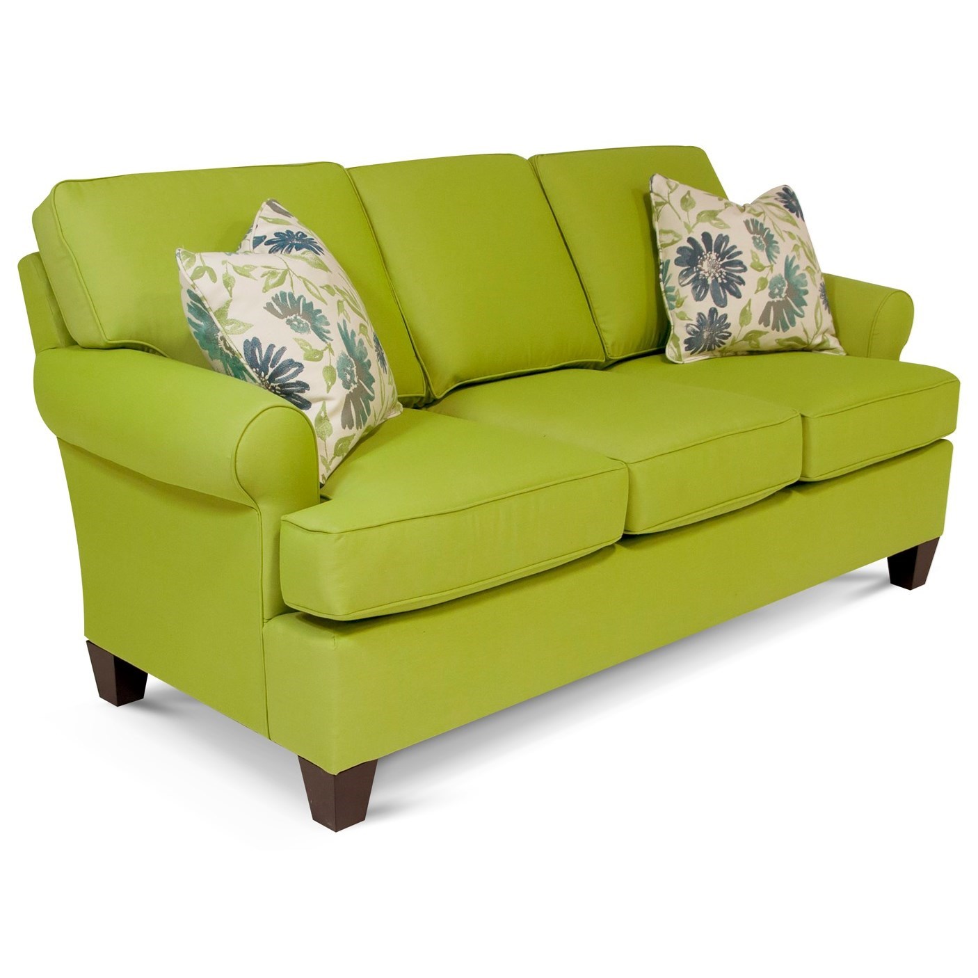 England 5380 Series 5385 Casual Three Cushion Sofa Reeds Furniture